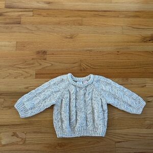 Zara Kids Cable Knit Sweater - Cream